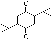 2,5-二叔丁基-1,4-苯醌分子结构 (CAS 2460-77-7)
