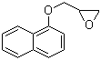 结构式 CAS# 2461-42-9, 3-(1-萘氧基)-1,2-环氧丙烷