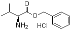结构式 CAS# 2462-34-2, L-缬氨酸苄酯盐酸盐
