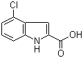 4-Chloro-1H-indole-2-carboxylic acid molecular structure (CAS 24621-73-6)