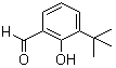 结构式 CAS# 24623-65-2, 3-叔丁基-2-羟基苯甲醛