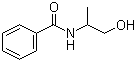N-(2-羟基-1-甲基乙基)苯甲酰胺分子结构 (CAS 24629-34-3)