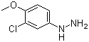 3-Chloro-4-methoxyphenylhydrazine molecular structure (CAS 24630-85-1)