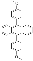 9,10-Bis(4-methoxyphenyl)anthracene molecular structure (CAS 24672-76-2)
