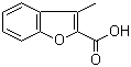 3-Methylbenzofuran-2-carboxylic acid molecular structure (CAS 24673-56-1)