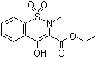 Ethyl 4-hydroxy-2-methyl-2H-1,2-benzothiazine-3-carboxylate 1,1-dioxide molecular structure (CAS 24683-26-9)