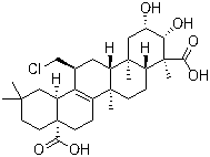 远志皂苷元分子结构 (CAS 2469-34-3)