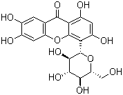 结构式 CAS# 24699-16-9, 异芒果苷; 异芒果甙; 异杞果素