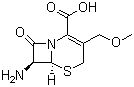 7-氨基-3-甲氧基甲基-3-头孢烯-4-甲酸分子结构 (CAS 24701-69-7)
