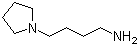 structure of CAS# 24715-90-0, 4-(1-Pyrrolidino)butylamine;4-(1-Pyrrolidinyl)-1-butylamine; 4-(pyrrolidin-1-yl)butan-1-amine; 4-Pyrrolidinobutylamine