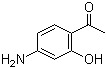 结构式 CAS# 2476-29-1, 4'-氨基-2'-羟基苯乙酮; 1-(4-氨基-2-羟基苯基)乙酮