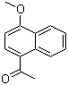 1-(4-甲氧基-1-萘基)乙酮分子结构 (CAS 24764-66-7)