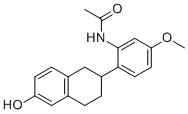 N-(2-(6-hydroxy-1,2,3,4-tetrahydronaphthalen-2-yl)-5-methoxyphenyl)acetamide molecular structure (CAS 2477812-38-5)