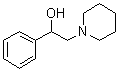结构式 CAS# 2480-56-0, alpha-苯基-1-哌啶乙醇