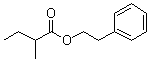 Phenylethyl 2-methylbutanoate molecular structure (CAS 24817-51-4)