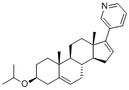 structure of CAS# 2484719-15-3, Abiraterone Isopropyl Ether;3-[(3S,8R,9S,10R,13S,14S)-10,13-dimethyl-3-propan-2-yloxy-2,3,4,7,8,9,11,12,14,15-decahydro-1H-cyclopenta[a]phenanthren-17-yl]pyridine