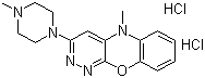 Azaphen hydrochloride molecular structure (CAS 24853-80-3)