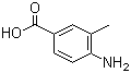 4-Amino-3-methylbenzoic acid molecular structure (CAS 2486-70-6)