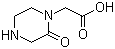 结构式 CAS# 24860-46-6, 2-氧代-1-哌嗪乙酸