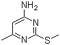 6-Methyl-2-(methylthio)-4-pyrimidinamine molecular structure (CAS 24888-93-5)