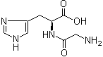 结构式 CAS# 2489-13-6, 甘氨酰-L-组氨酸