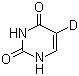 Uracil-5-D molecular structure (CAS 24897-50-5)