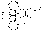 (2,4-Dichlorobenzyl)triphenylphosphonium chloride molecular structure (CAS 2492-23-1)
