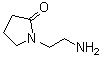 N-(2-Aminoethyl)pyrrolidin-2-one molecular structure (CAS 24935-08-8)