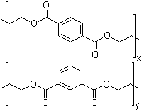 Isophthalate copolymer molecular structure (CAS 24938-04-3)