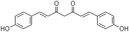 双去甲氧基姜黄素分子结构 (CAS 24939-16-0)