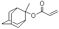 structure of CAS# 249562-06-9, 2-Methyl-2-adamantyl acrylate;2-Propenoic acid 2-methyltricyclo[3.3.1.1(3,7)]dec-2-yl ester