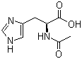 structure of CAS# 2497-02-1, N-Acetyl-L-histidine;2-(Acetylamino)-3-(1H-imidazol-4-yl)propanoic acid
