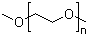 Polyethylene glycol dimethyl ether molecular structure (CAS 24991-55-7)