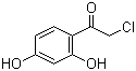 structure of CAS# 25015-92-3, 2-Chloro-2',4'-dihydroxyacetophenone;2,4-Dihydroxyphenacyl chloride; 2-Chloro-1-(2,4-dihydroxyphenyl)ethanone