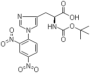N-(tert-Butoxycarbonyl)-1-(2,4-dinitrophenyl)-L-histidine molecular structure (CAS 25024-53-7)
