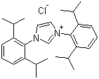 structure of CAS# 250285-32-6, 1,3-Bis(2,6-diisopropylphenyl)imidazolium chloride;IPr.HCl