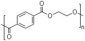 structure of CAS# 25038-59-9, Poly(oxy-1,2-ethanediyloxycarbonyl-1,4-phenylenecarbonyl)