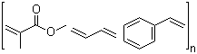 Poly(styrene-co-butadiene-co-methyl methacrylate) molecular structure (CAS 25053-09-2)