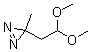 3-(2,2-Dimethoxyethyl)-3-methyl-3H-diazirine molecular structure (CAS 25055-98-5)