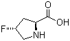 (2S,4R)-4-Fluoropyrrolidine-2-carboxylic acid molecular structure (CAS 2507-61-1)
