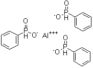 Aluminum phenylphosphinate molecular structure (CAS 25070-21-7)