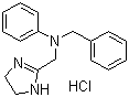 Antazoline hydrochloride molecular structure (CAS 2508-72-7)