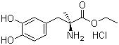 Ethyl methyldopate hydrochloride molecular structure (CAS 2508-79-4)