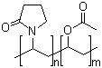 structure of CAS# 25086-89-9, Poly(1-vinylpyrrolidone-co-vinyl acetate)