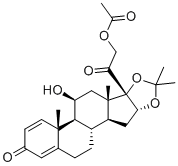 Acetyldesonide molecular structure (CAS 25092-25-5)