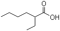 Isooctanoic acid molecular structure (CAS 25103-52-0)