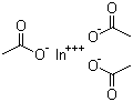Indium acetate molecular structure (CAS 25114-58-3)