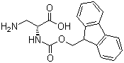 3-Amino-N-[(9H-fluoren-9-ylmethoxy)carbonyl]-D-alanine molecular structure (CAS 251317-00-7)