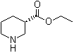 (R)-3-哌啶甲酸乙酯分子结构 (CAS 25137-01-3)