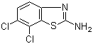 结构式 CAS# 25150-27-0, 2-氨基-6,7-二氯苯并噻唑